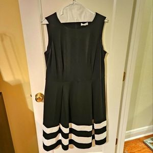 Calvin Klein Black and White Dress 16W
